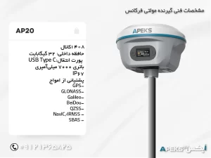مشخصات فنی مشترک تمام مدل‌های گیرنده مولتی فرکانس
